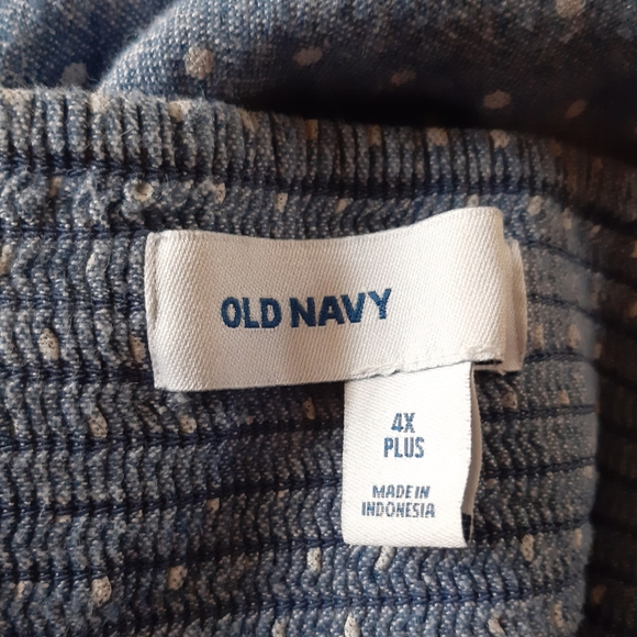 Old Navy Polka Dot Fit & Flare Flirty Dress 4X - Picture 5 of 5